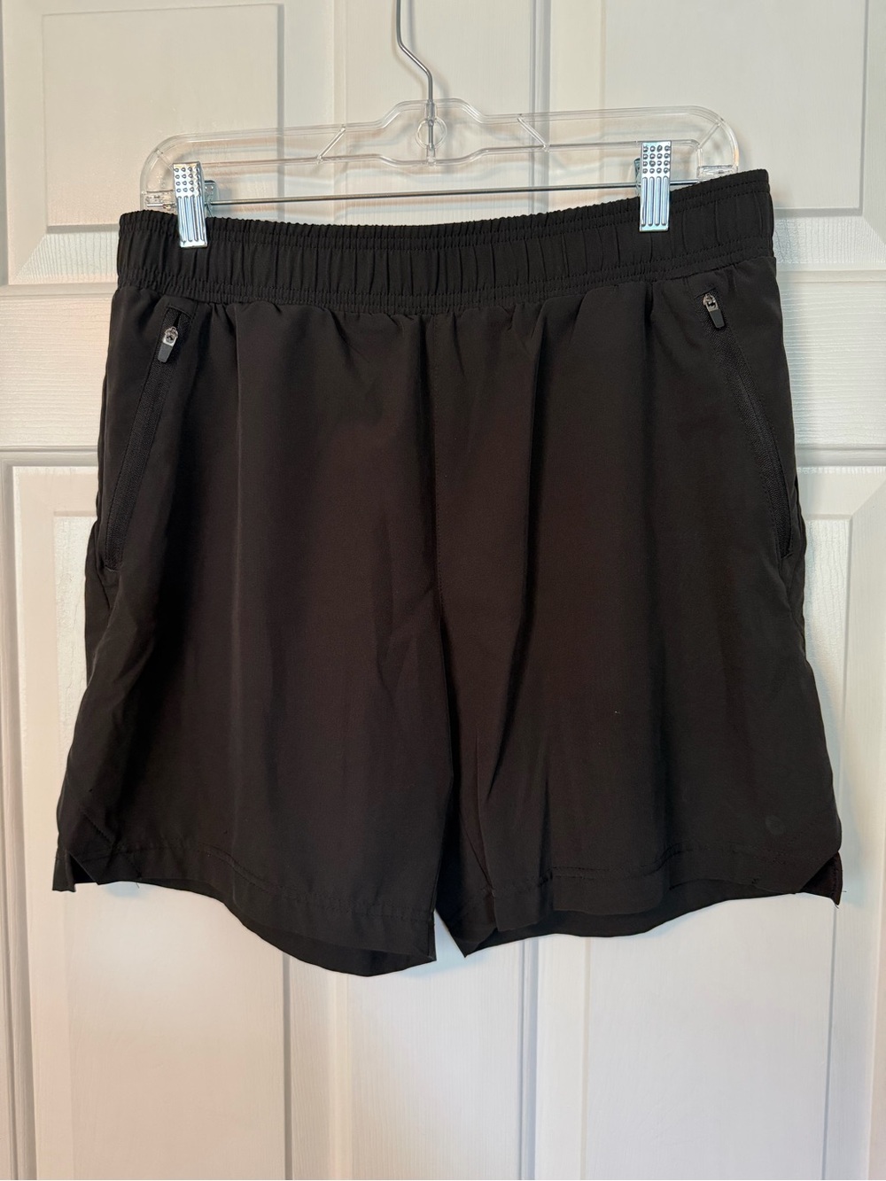 RBX Black Women's Athletic Shorts with Zipper Pockets